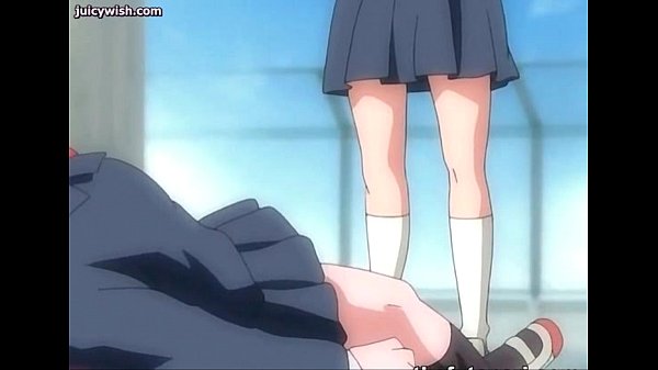 Red-haired anime shemale nutting