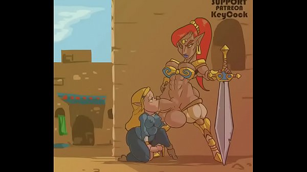 Futa Princess Zelda Suck Huge Futa Gerudo Spear And Guzzles Futa Jism Whereas Jerking Off With Sound
