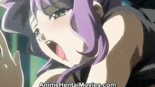 Supah anime gal fucked by the rear entrance