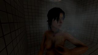 Lara Croft Bathroom.