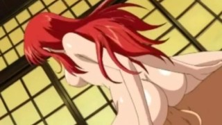 Manga porn Threesome with redheads