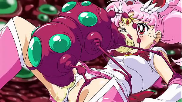 Chibi Sailor Moon and T monster
