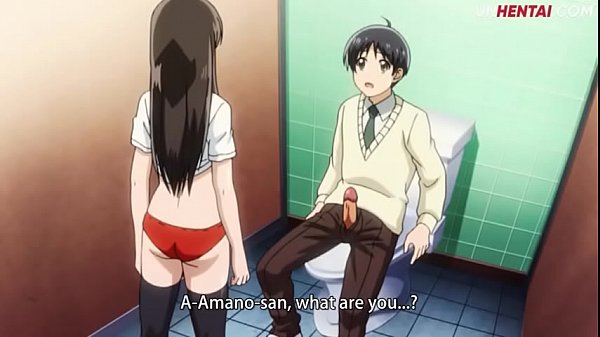 Manga porn college girl fuck in restroom