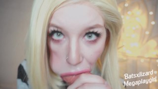 Attractive Android 18 thirsty on your dick teenie costume play ahegao suck off
